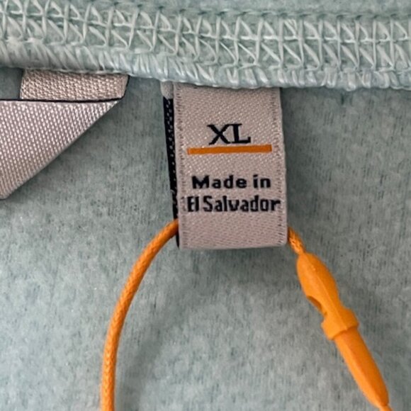 Peter Millar Men Thermal Flow Micro Fleece Light Blue Vest Two Way Full Zip XL - Picture 12 of 16